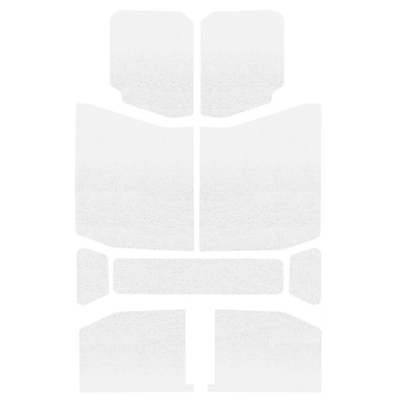 DEI 18-23 Jeep Wrangler JL 4-Door Boom Mat Headliner - 9 Piece - White - Roofs & Roof Accessories