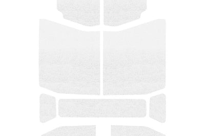 DEI 18-23 Jeep Wrangler JL 4-Door Boom Mat Headliner - 9 Piece - White - Roofs & Roof Accessories