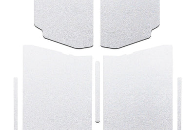 DEI 20-22 Jeep Gladiator JT 4-Door Boom Mat Complete Headliner Kit - 7 Piece - White - Roofs & Roof Accessories