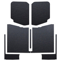 DEI 20-22 Jeep Gladiator JT 4-Door Boom Mat Complete Headliner Kit - 7 Piece - Black - Roofs & Roof Accessories