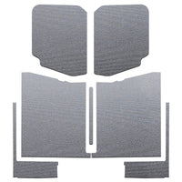 DEI 20-22 Jeep Gladiator JT 4-Door Boom Mat Complete Headliner Kit - 7 Piece - Gray - Roofs & Roof Accessories