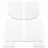 DEI 20-22 Jeep Gladiator JT 4-Door Boom Mat Complete Headliner Kit - 7 Piece - White - Roofs & Roof Accessories