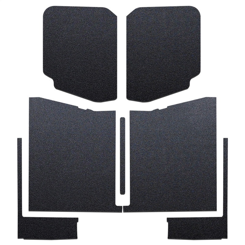 DEI 20-22 Jeep Gladiator JT 4-Door Boom Mat Complete Headliner Kit - 7 Piece - Black - Roofs & Roof Accessories