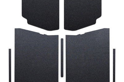 DEI 20-22 Jeep Gladiator JT 4-Door Boom Mat Complete Headliner Kit - 7 Piece - Black - Roofs & Roof Accessories