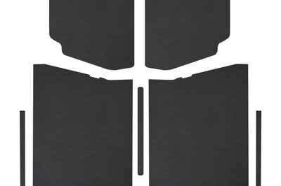 DEI 20-22 Jeep Gladiator JT 4-Door Boom Mat Complete Headliner Kit - 7 Piece - Black Leather Look - Roofs & Roof