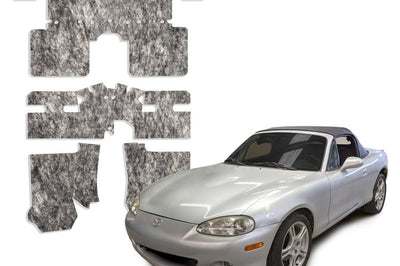 DEI 90-05 Mazda Miata NA & NB Under Carpet Interior Insulation Kit - 1/2in Thick - Fabrication