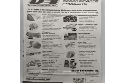 DEI Cool-Cover 14in w x 3ft - Air-Tube Cover Kit - Engine Components