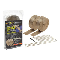 DEI Exhaust Wrap Kit - Titanium - Cooling