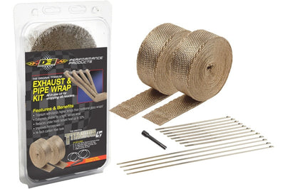 DEI Exhaust Wrap Kit - Titanium - Cooling