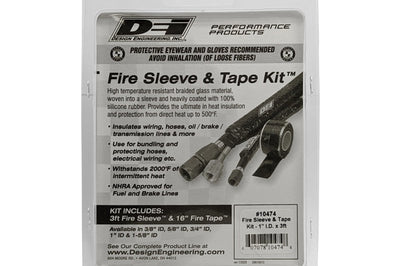 DEI Fire Sleeve and Tape Kit 1in I.D. x 3ft - Engine Components