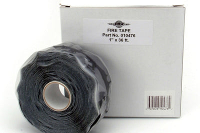 DEI Fire Tape 1in x 36ft Roll - Self Vulcanizing - Black - Fabrication