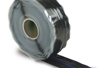 DEI Fire Tape 1in x 36ft Roll - Self Vulcanizing - Black - Fabrication