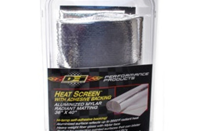 DEI Heat Screen 36in x 40in - Mylar Radiant Glass Fiber Matting w/Adhesive Backing - Cooling