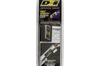 DEI Heat Sheath 1-1/4in I.D. x 3ft - Aluminized Sleeving - Sewn Edge - Engine Components
