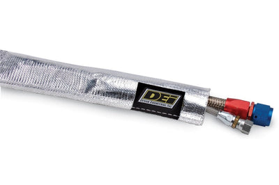DEI Heat Sheath 1/2in I.D. x 3ft - Aluminized Sleeving - Sewn Edge - Engine Components