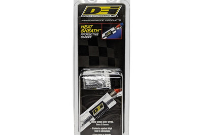DEI Heat Sheath 1/2in I.D. x 3ft - Aluminized Sleeving - Sewn Edge - Engine Components