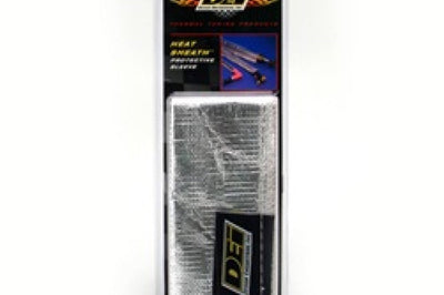 DEI Heat Sheath 1in x 3ft - Aluminized Sleeving - Sewn Edge - Engine Components
