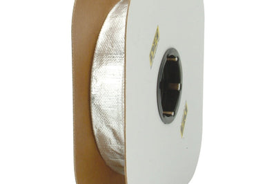 DEI Heat Sheath 1in x 3ft - Aluminized Sleeving - Sewn Edge - Engine Components