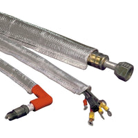 DEI Heat Sheath 1in x 3ft - Aluminized Sleeving - Sewn Edge - Engine Components