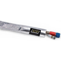 DEI Heat Sheath 3/4in x 3ft - Aluminized Sleeving - Sewn Edge - Engine Components