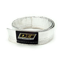 DEI Heat Sheath 3/4in x 3ft - Aluminized Sleeving - Sewn Edge - Engine Components
