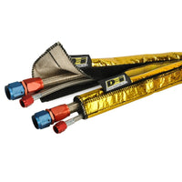 DEI Heat Shroud 1/2in to 1-1/4in I.D. x 3ft - Gold - Cooling