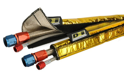 DEI Heat Shroud 1/2in to 1-1/4in I.D. x 3ft - Gold - Cooling