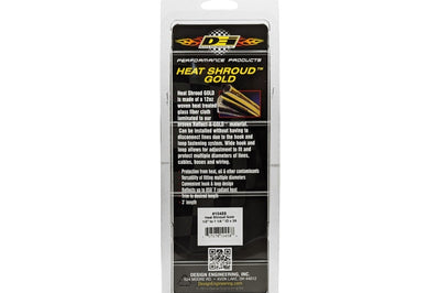 DEI Heat Shroud 1/2in to 1-1/4in I.D. x 3ft - Gold - Cooling