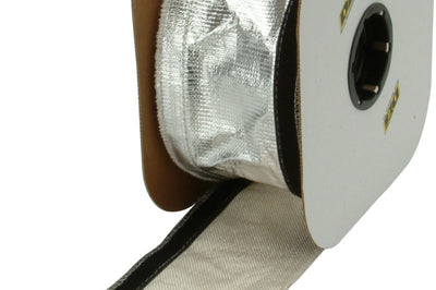 DEI Heat Shroud 2-1/2in x 50ft Spool - Aluminized Sleeving-Hook and Loop Edge - Cooling