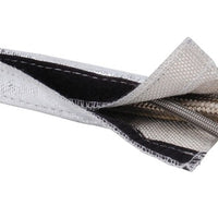 DEI Heat Shroud 3/4in I.D. x 3ft - Aluminized Sleeving - Hook and Loop Edge - Cooling