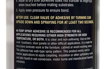 DEI Hi Temp Spray Adhesive 13.3 oz. - Fabrication