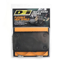DEI Pipe Shield w/Stainless Steel Clamps - 4in x 8in - Onyx - Engine Components