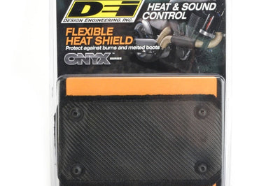DEI Pipe Shield w/Stainless Steel Clamps - 4in x 8in - Onyx - Engine Components