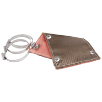 DEI Pipe Shield w/Stainless Steel Clamps - 6in x 12in - Titanium - Engine Components