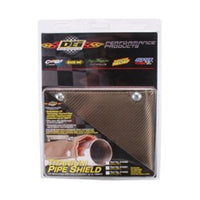 DEI Pipe Shield w/Stainless Steel Clamps - 6in x 12in - Titanium - Engine Components
