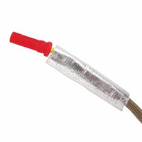DEI Plug Wire Sheath 3/4in x 6in - 4-pack - Aluminum - Engine Components