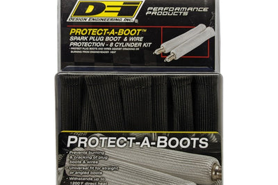 DEI Protect-A-Boot - 6in - 8-pack - Black - Engine Components