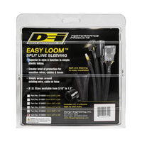 DEI Split Wire Sleeve Easy Loom 19mm-3/4in x 10 Black - Engine Components