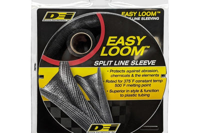 DEI Split Wire Sleeve Easy Loom 19mm-3/4in x 10 Black - Engine Components