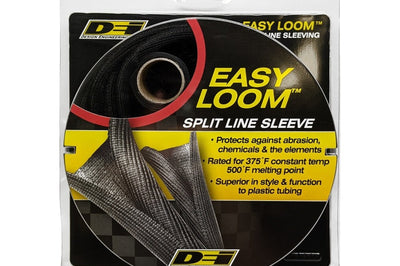 DEI Split Wire Sleeve Easy Loom 5mm-3/16in x 20 Black - Engine Components