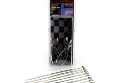 DEI Stainless Steel Locking Tie 8in - 8 per pack - Fabrication