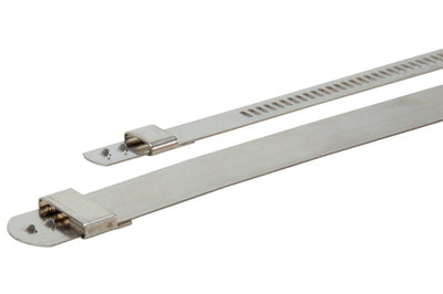 DEI Stainless Steel Positive Locking Tie 1/2in (12mm) x 9in - 8 per pack - Fabrication