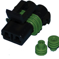 Namz Custom Cycle Delphi-packard Weatherpack 2-wire Female Connector - Watercraft Collection