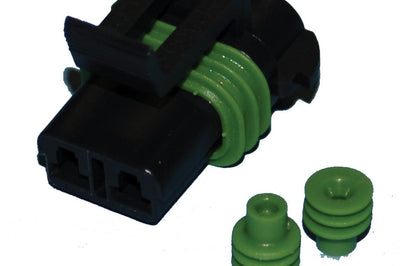 Namz Custom Cycle Delphi-packard Weatherpack 2-wire Female Connector - Watercraft Collection
