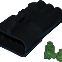 Namz Custom Cycle Delphi-packard Weatherpack 3-wire Male Connector - Watercraft Collection