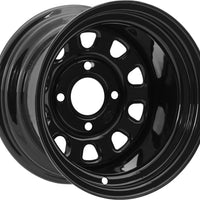 Itp Delta Steel Weel 12x7 4/156 4 + 3 Black 12mm - Tires & Wheels
