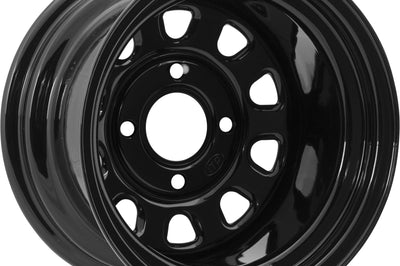 Itp Delta Steel Weel 12x7 4/156 4 + 3 Black 12mm - Tires & Wheels
