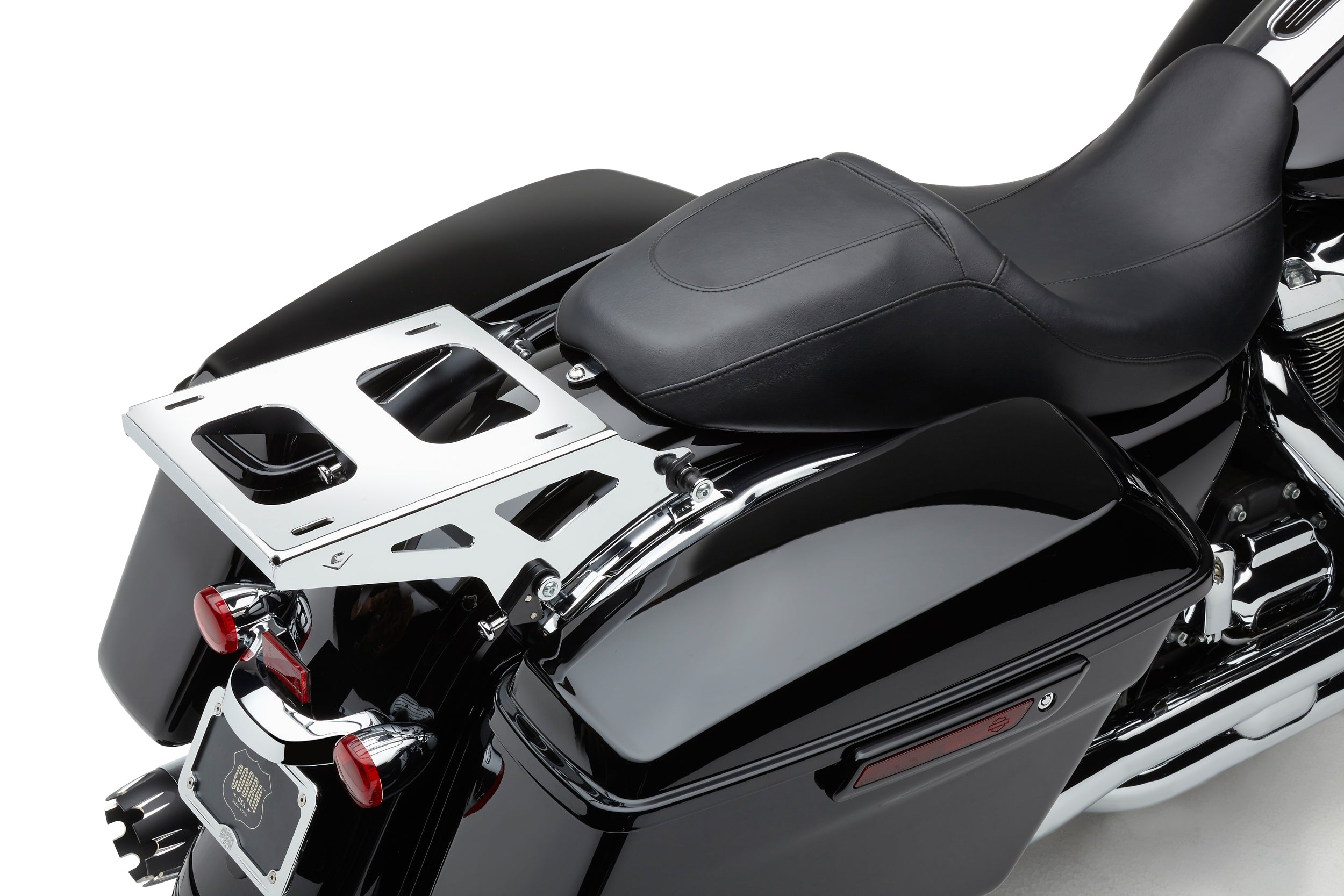 COBRA Detach 2 Up Tour Pack Mount Chrome Flh/Flt 14 22