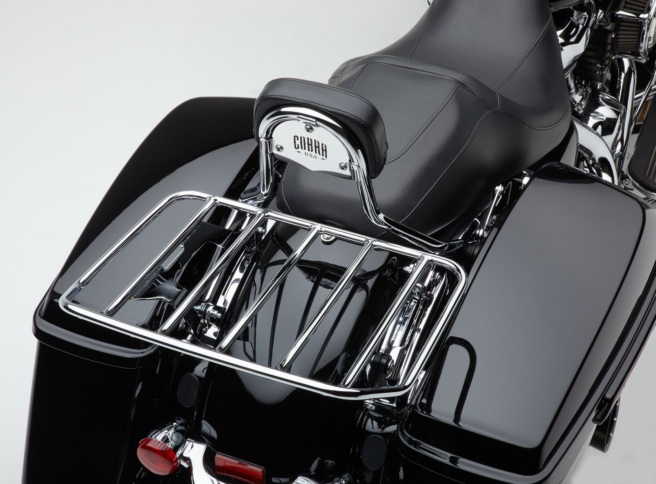 COBRA Detach Backrest Short Chrome Flh/Flt 09 22 - Body