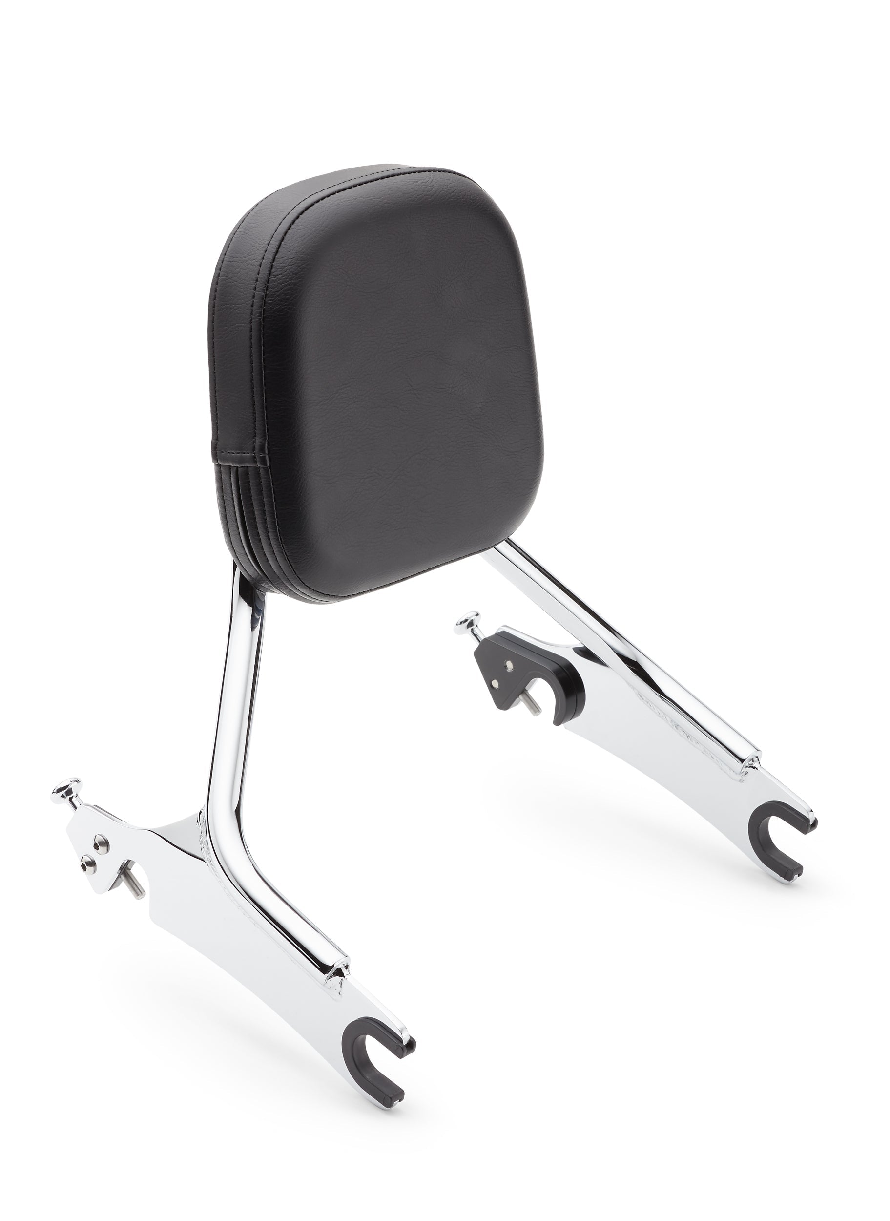 COBRA Detach Backrest Short Med Pad Chrome Chieftain 14